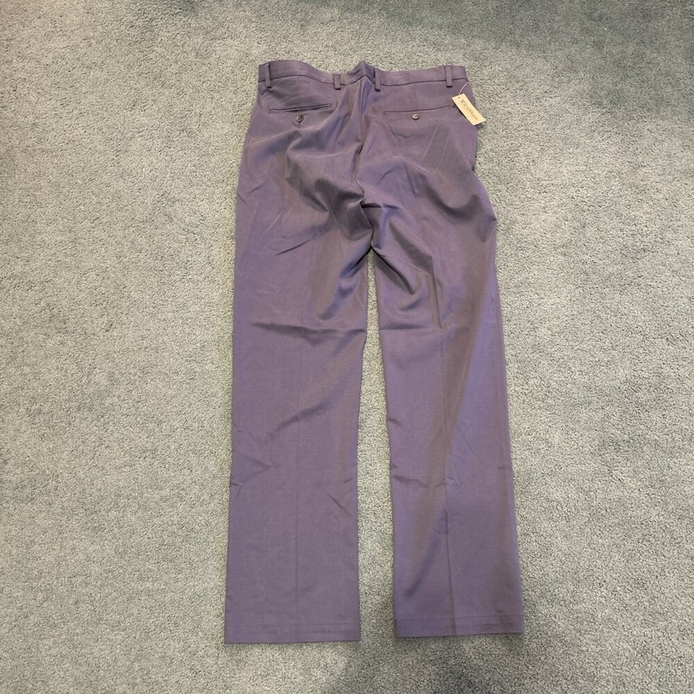 Caribbean Roundtree & Yorke Men’s Pants 36X34 Blue Pleated